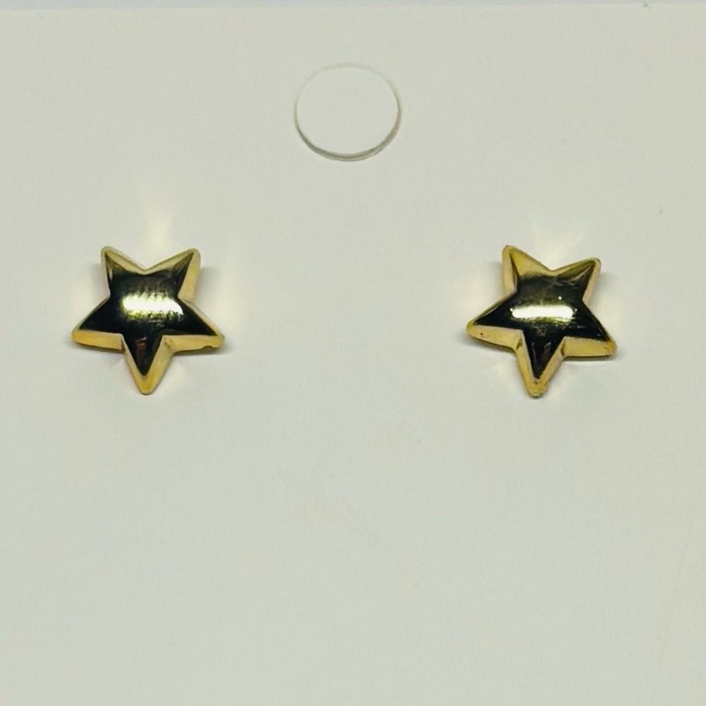 NWOT Gold Star Stud Earrings